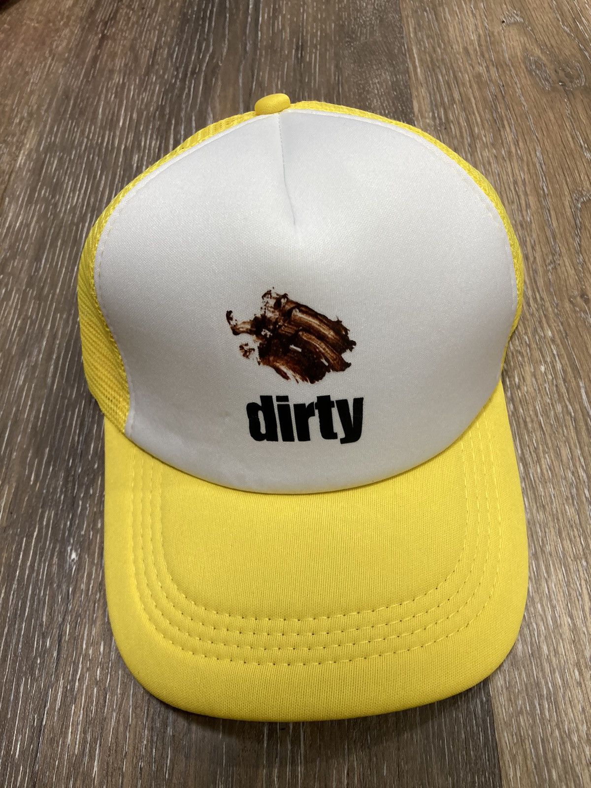Vintage Men’s Dirty Trucker Hat Mesh Baseball Adjustable SnapBack Size ONE SIZE - 1 Preview