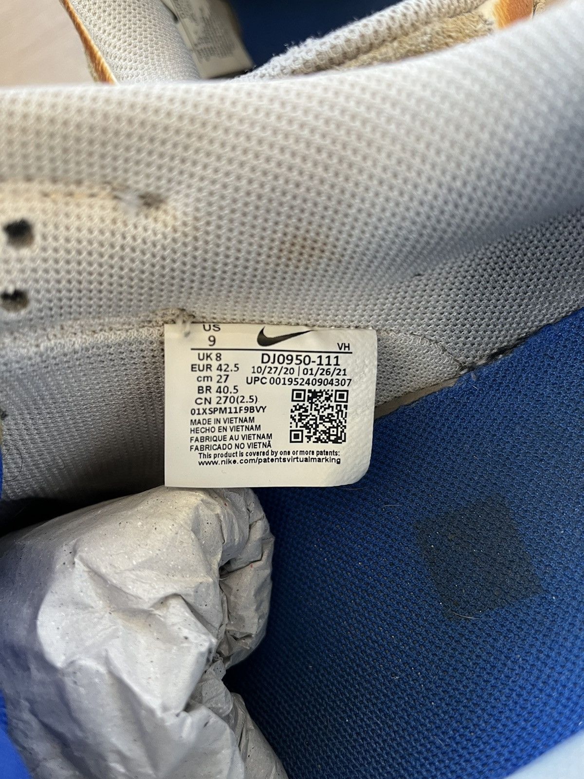 Nike × Off-White Nike Off White Dunk Lot 16 CUSTOM Size US 9 / EU 42 - 5 Thumbnail