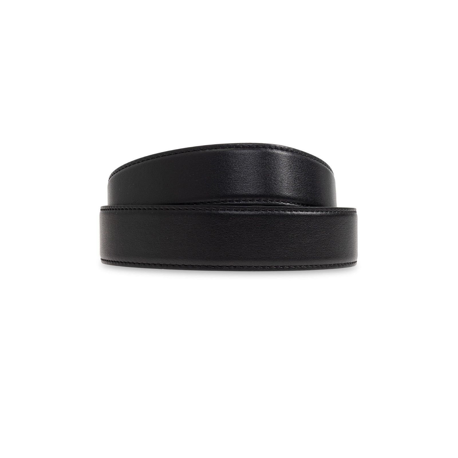 Versace VERSACE Black Leather Belt New & Authentic (Men's size:110;) Size ONE SIZE - 2 Thumbnail