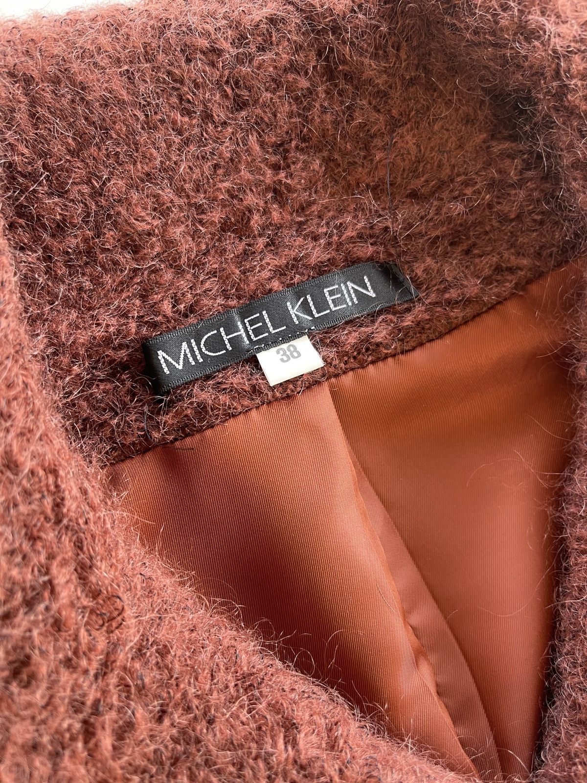 Michel Klein Michel Klein Double Breasted Mohair Coat Size S / US 4 / IT 40 - 6 Thumbnail