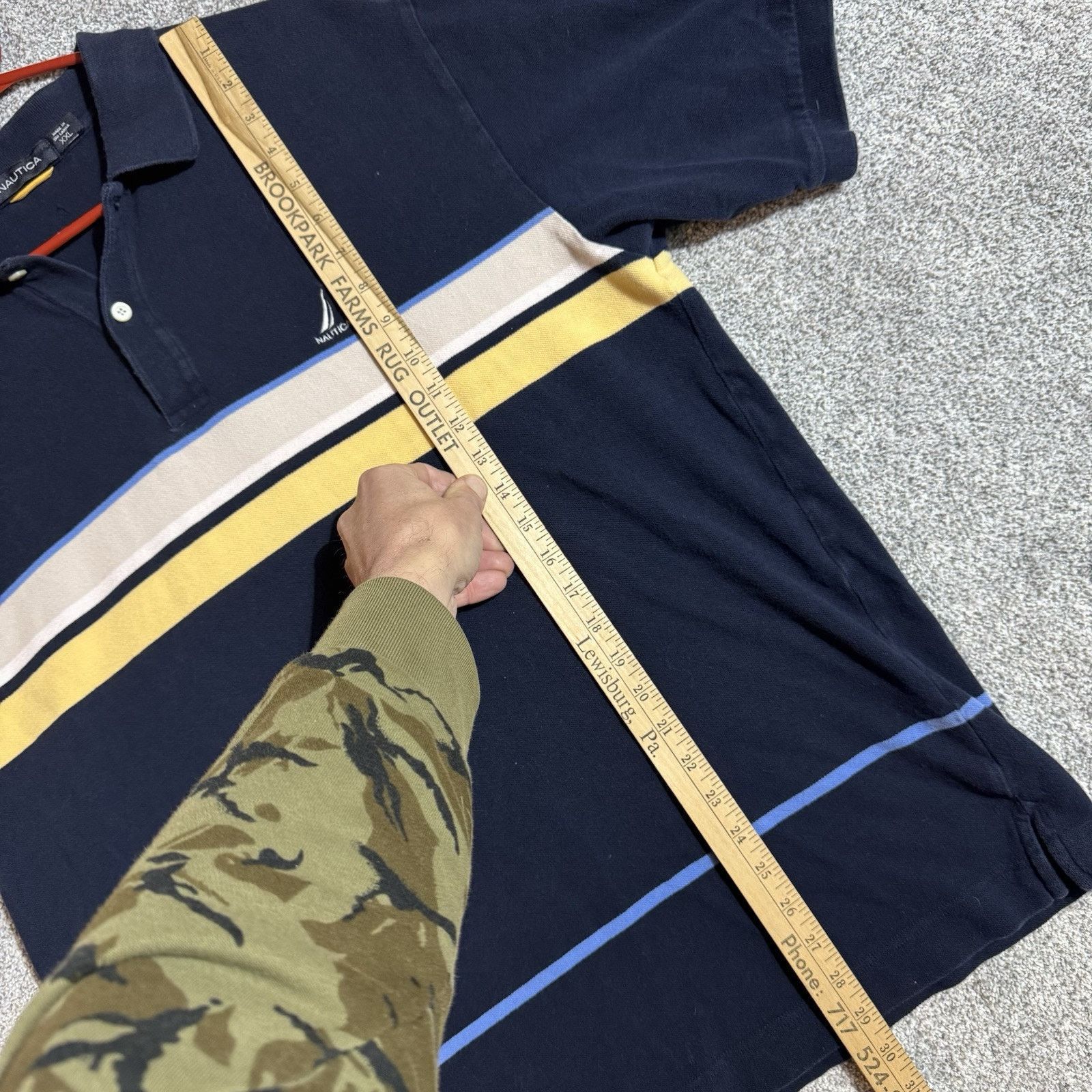 Nautica Nautica Polo Shirt Mens XXL Preppy Streetwear Retro Nautical Size US XXL / EU 58 / 5 - 2 Thumbnail