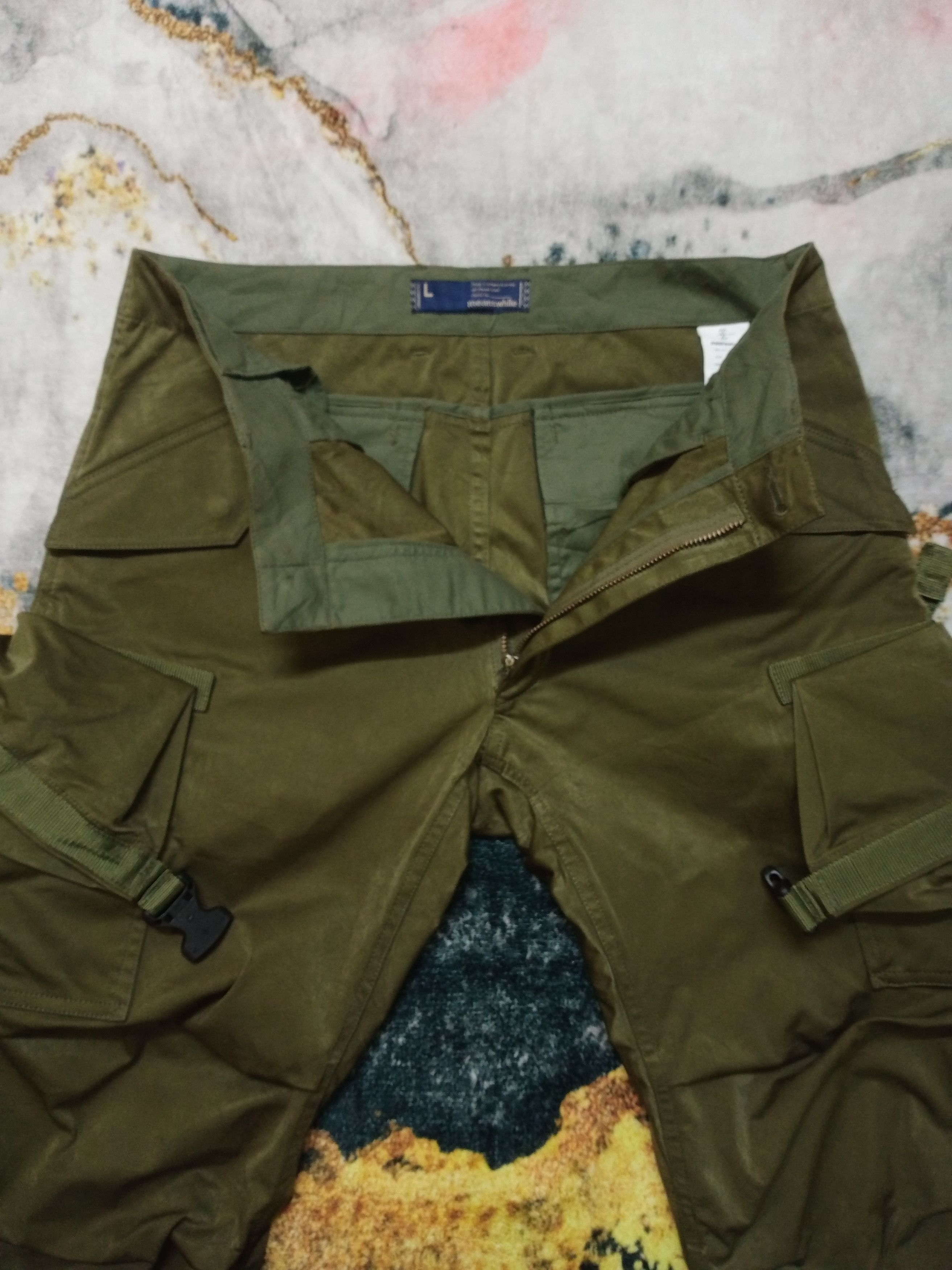 meanswhile Rare Vintage Meanswhile Tactical Pocket Cargo Pants Size US 36 / EU 52 - 13 Thumbnail