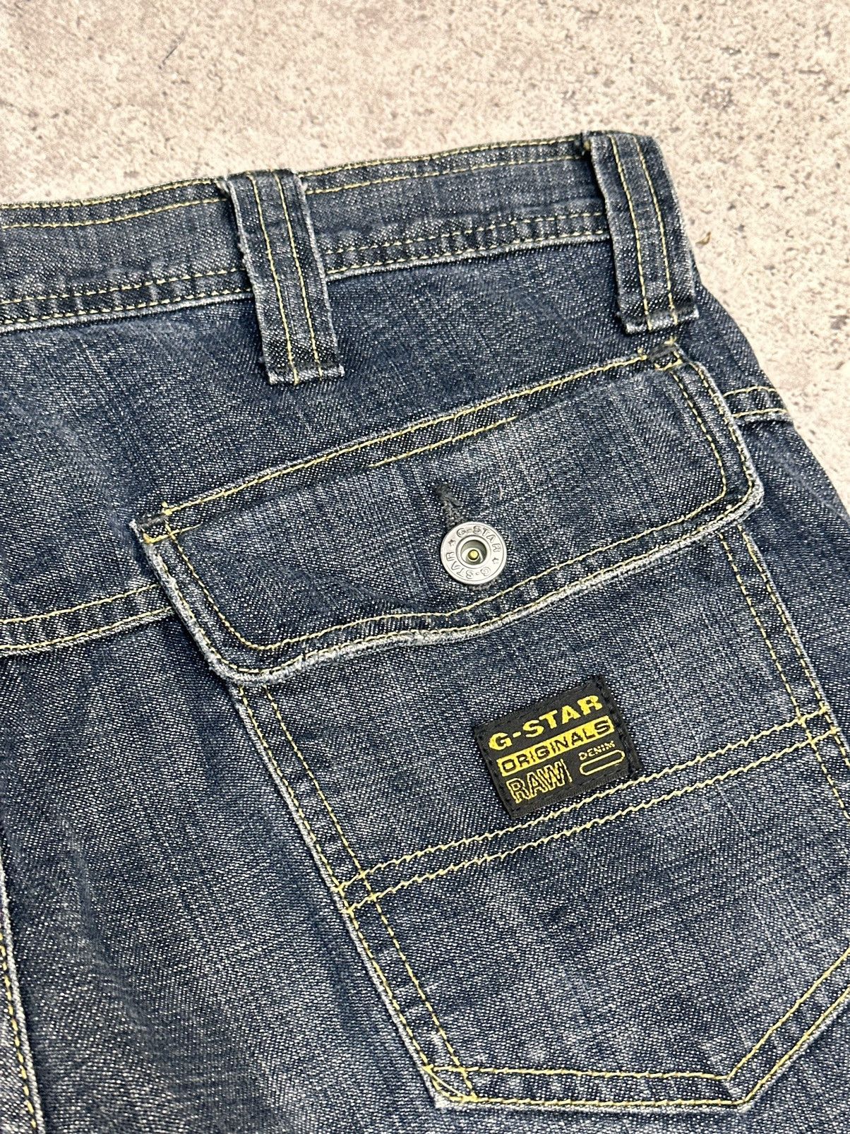 GOA G-Star Raw Blue Distressed Denim Pants Size 34 Size US 34 / EU 50 - 15 Thumbnail