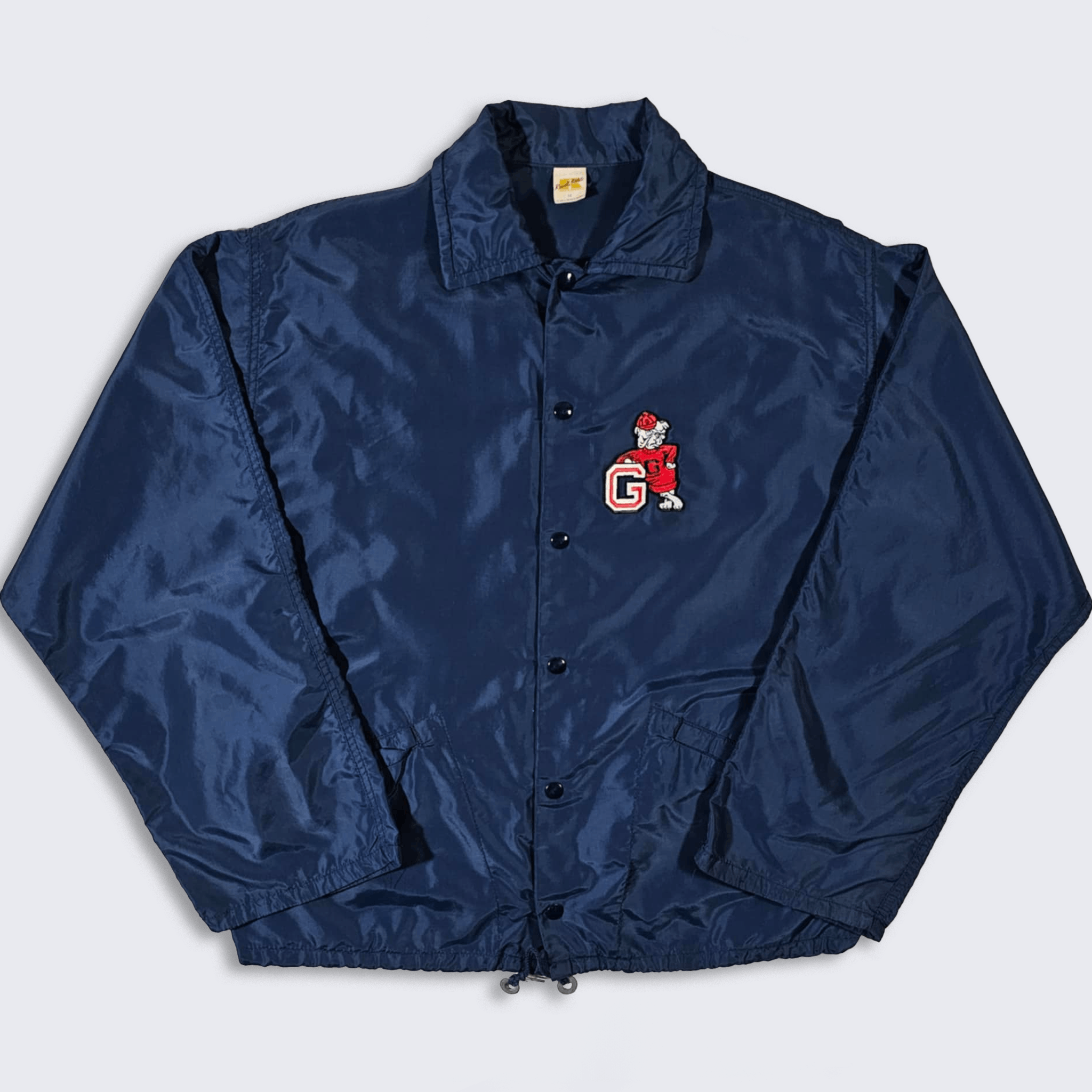 Russell Athletic × Vintage Georgia Bulldogs Vintage 80s Windbreaker Coach's Jacket Size US M / EU 48-50 / 2 - 2 Thumbnail