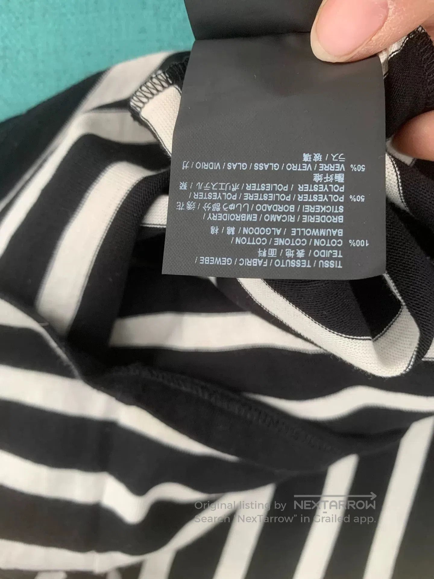Saint Laurent Paris Saint Laurent Striped Crystal Star Top. Size M / US 6-8 / IT 42-44 - 7 Thumbnail