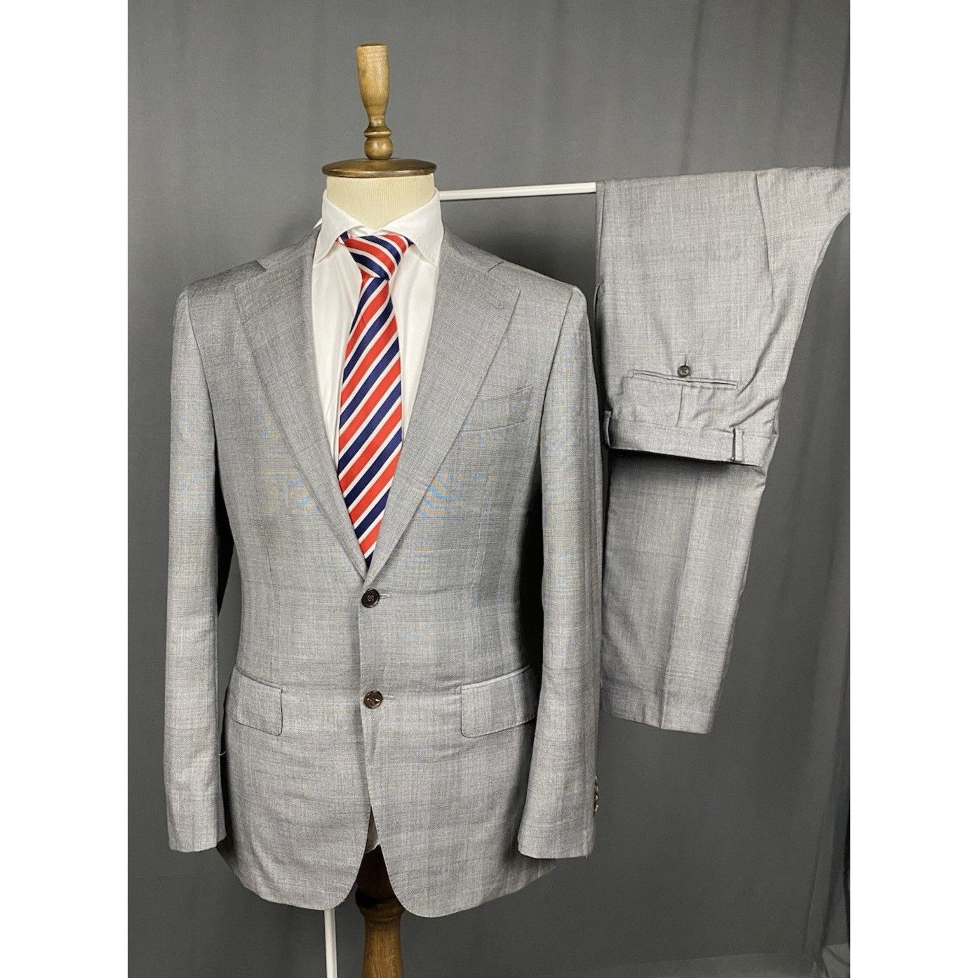 Suitsupply Suitsupply Men's Gray Wool 2 Piece Suit Size 98 (48) Size 52L - 1 Thumbnail