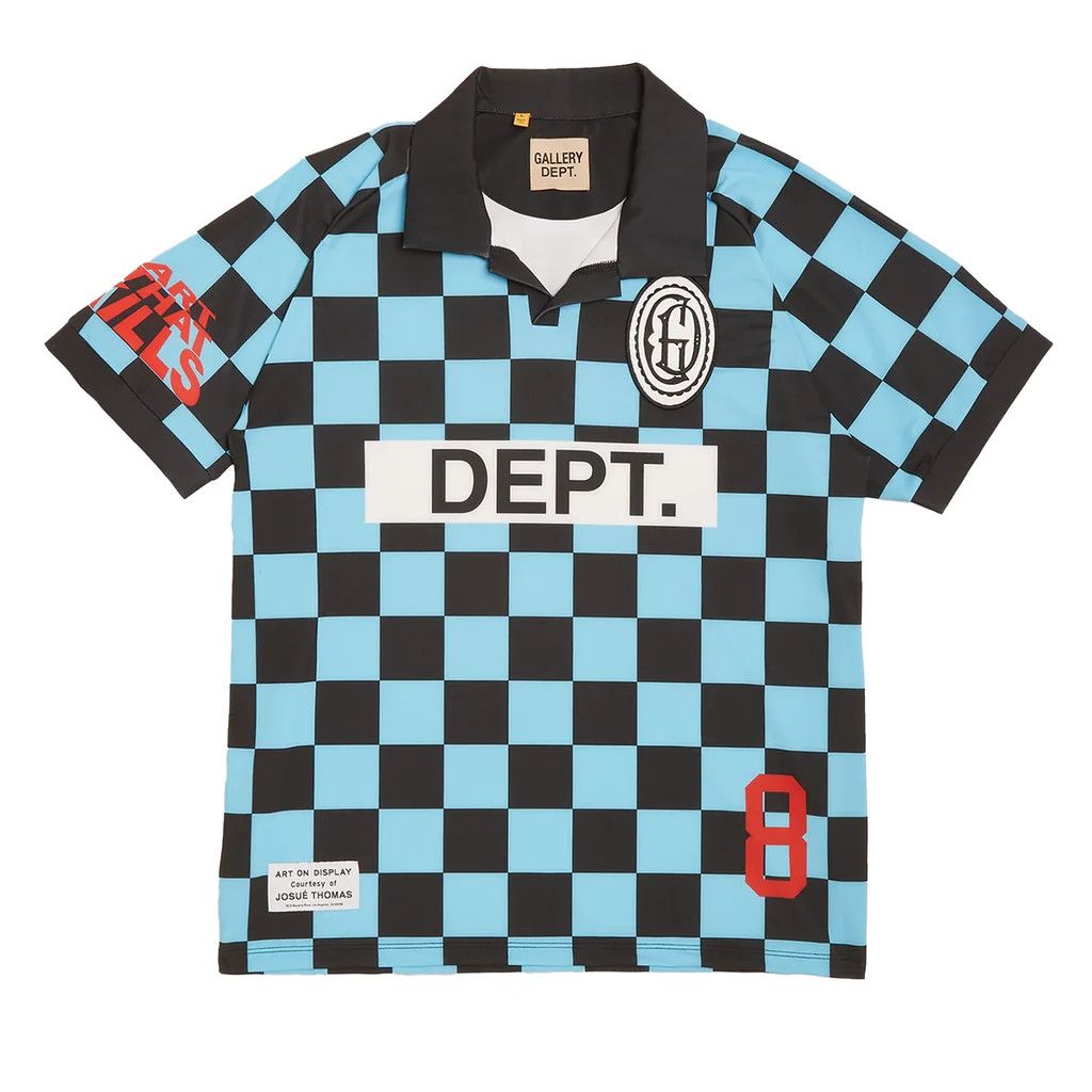Gallery Dept. o1mle0725 Alvarado Soccer Jersey Check Polo Shirt Multicolor Size US M / EU 48-50 / 2 - 1 Thumbnail