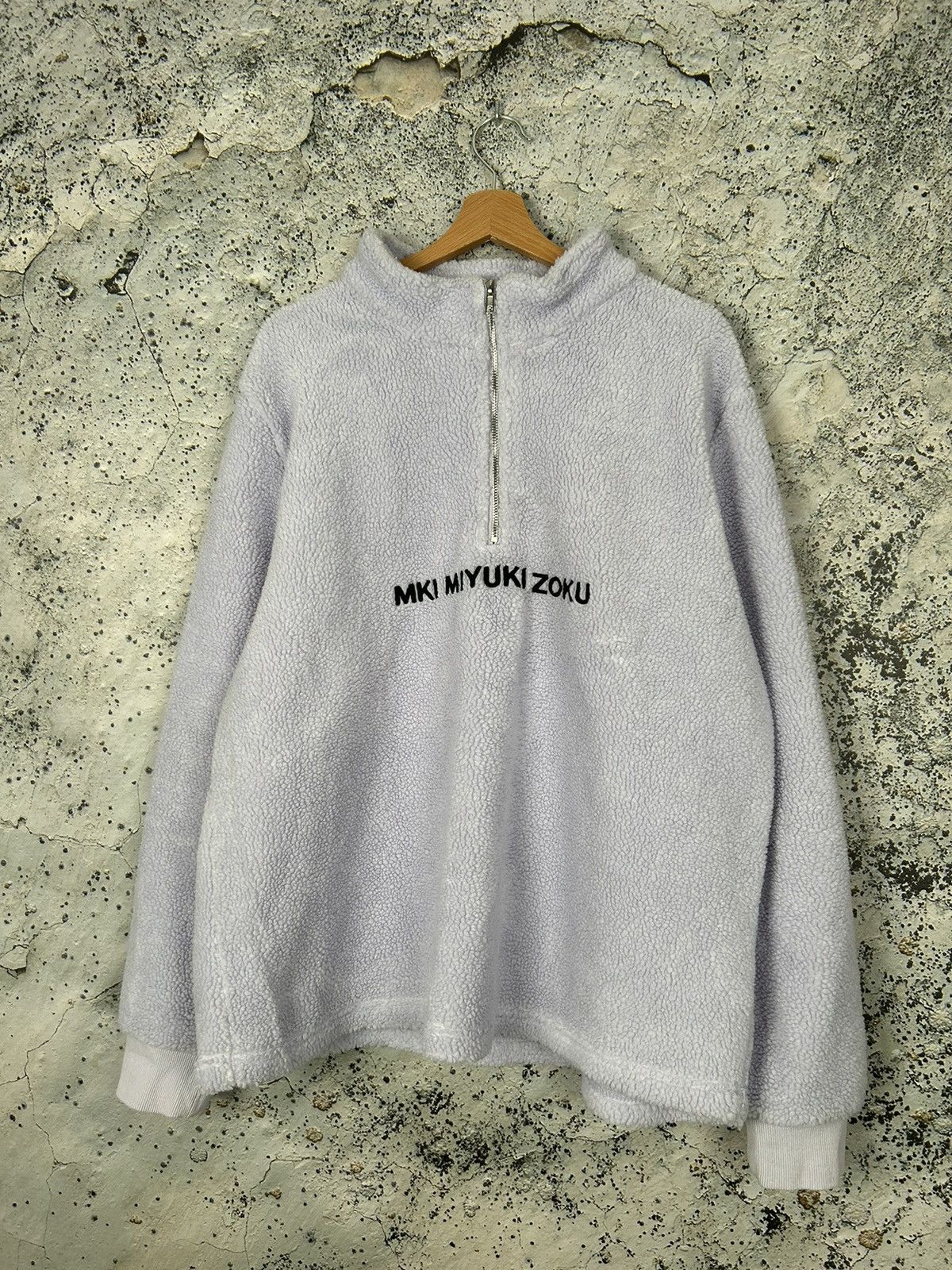Japanese Brand Vintage Mki Miyuki Zoku Sherpa Fleece Sweatshirt Hype Size US XL / EU 56 / 4 - 1 Thumbnail