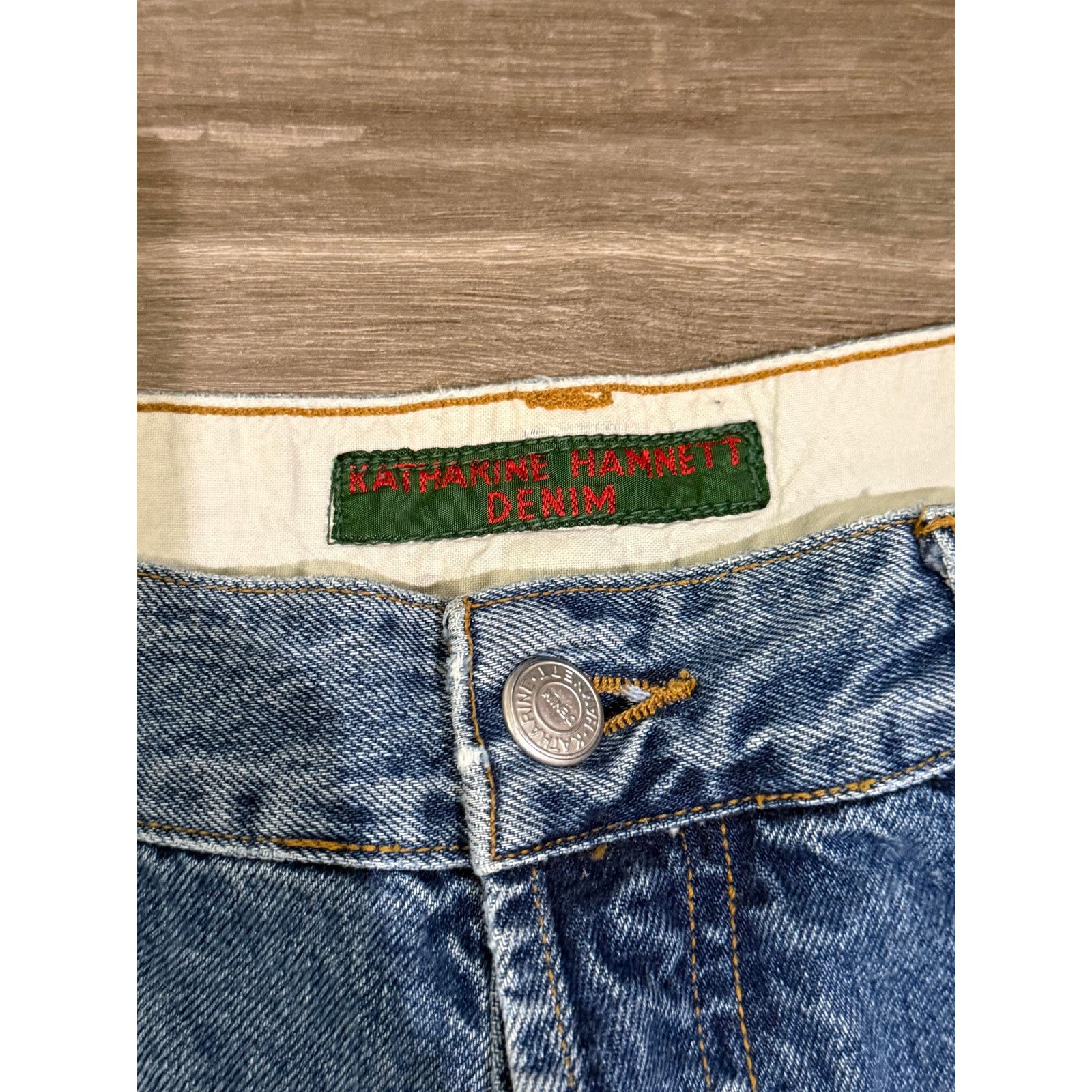 Katharine Hamnett London Vintage y2k Katherine Hamnet Denim Jorts for Men Size US 34 / EU 50 - 2 Thumbnail