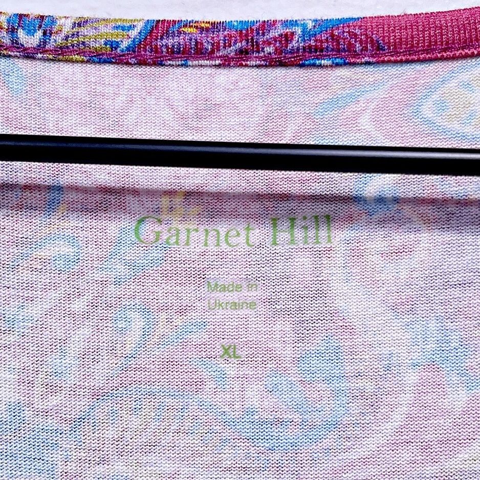 Other Garnet Hill Soleil Maxi Dress Purple Medallion Womens XL Size XL / US 12-14 / IT 48-50 - 5 Thumbnail