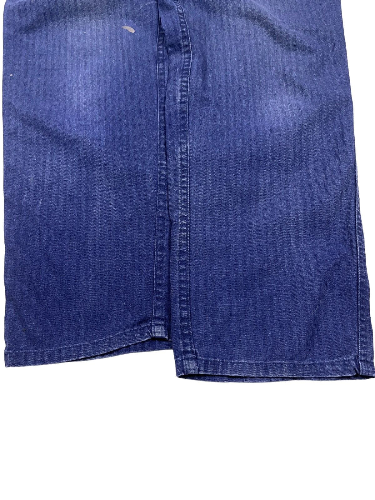 Le Laboureur Vintage 70s Faded Distressed French Sanfor Pants Size US 32 / EU 48 - 6 Thumbnail