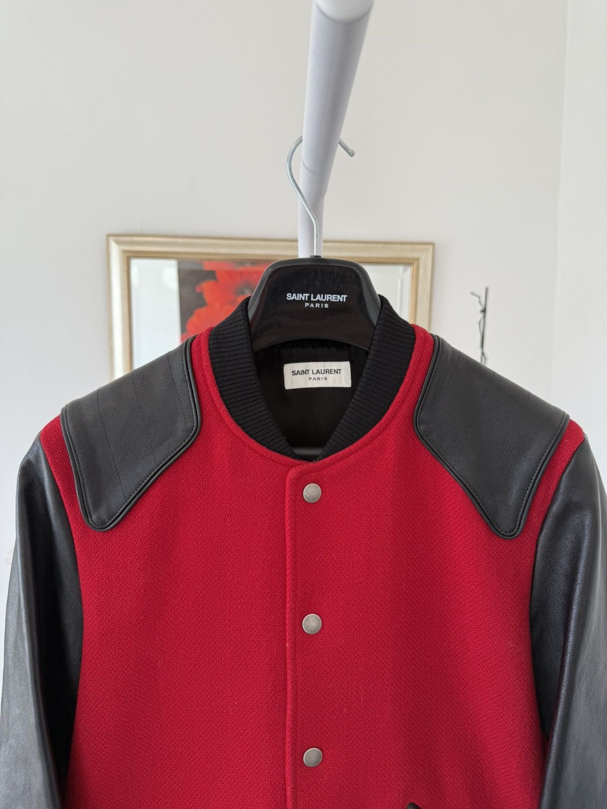 Saint Laurent Paris SS18 Saint Laurent Heaven Varsity Jacket Size US S / EU 44-46 / 1 - 10 Thumbnail