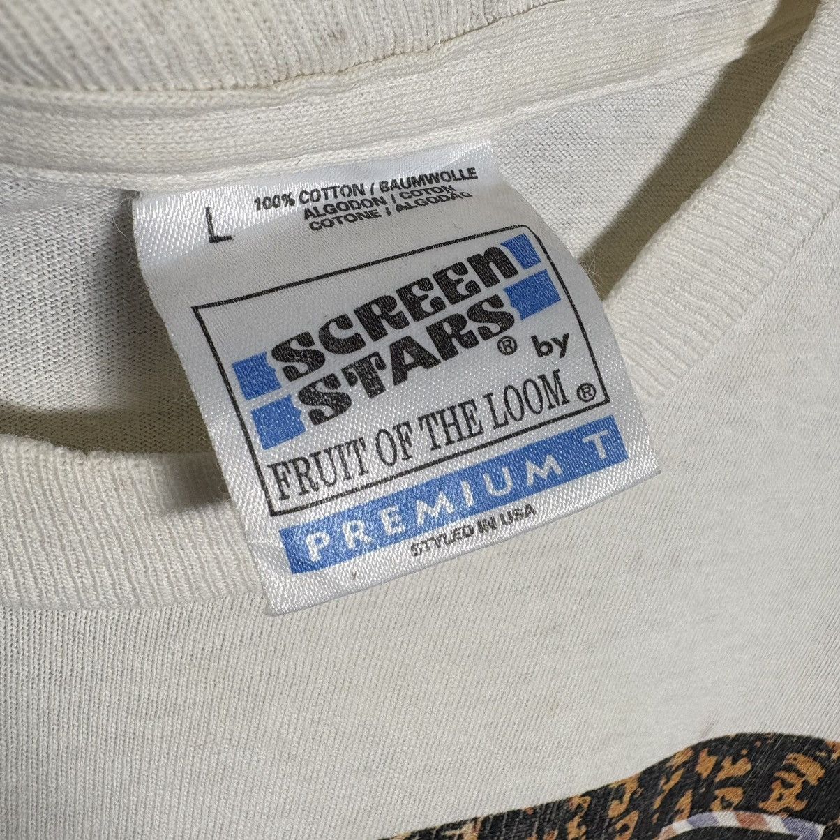 Vintage Vintage 90s Zeneca Breath Artwork Graphic Tee / COVID Size US L / EU 52-54 / 3 - 7 Thumbnail