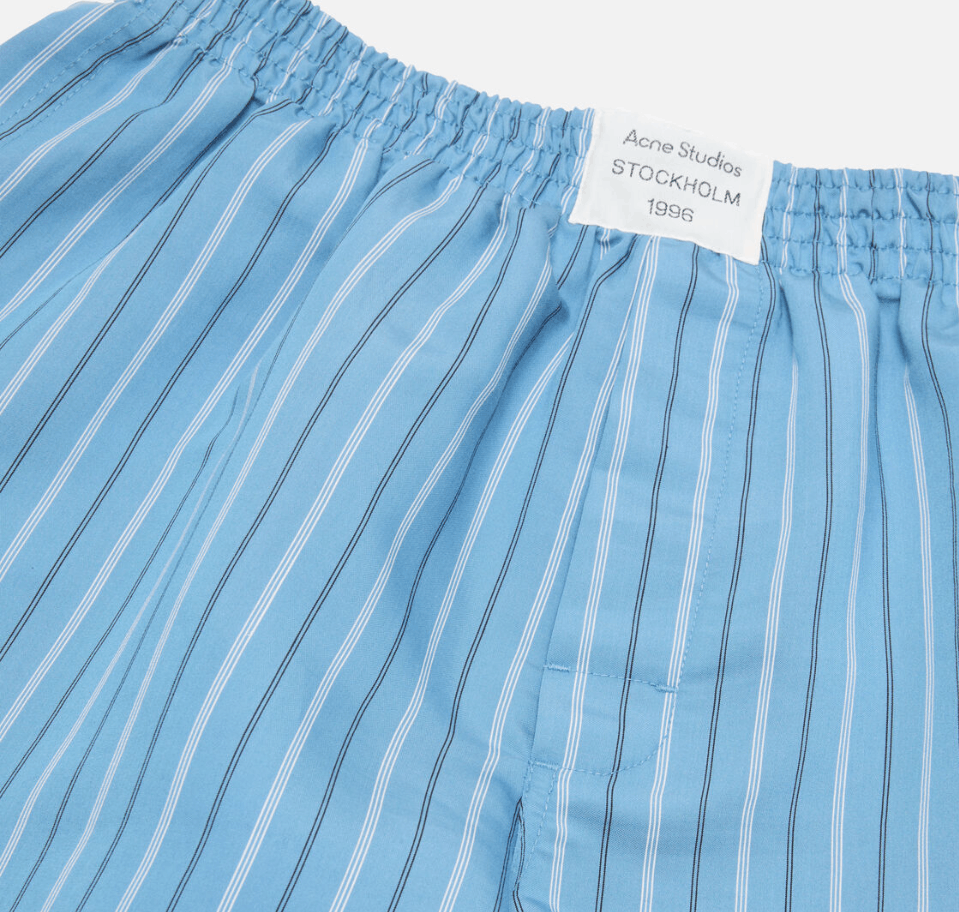 Acne Studios BNWT AW25 ACNE STUDIOS STRIPED COTTON SHORTS 48 Size US 32 / EU 48 - 13 Thumbnail