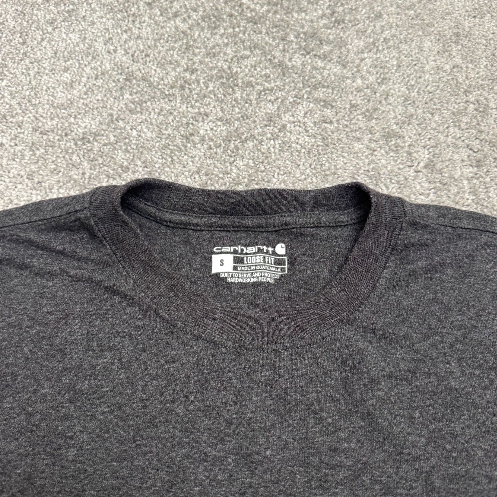 Carhartt Carhartt Gray Long Sleeve T-Shirt Mens Small Crew Casual Graphic Outdoor Sports Size US S / EU 44-46 / 1 - 3 Thumbnail