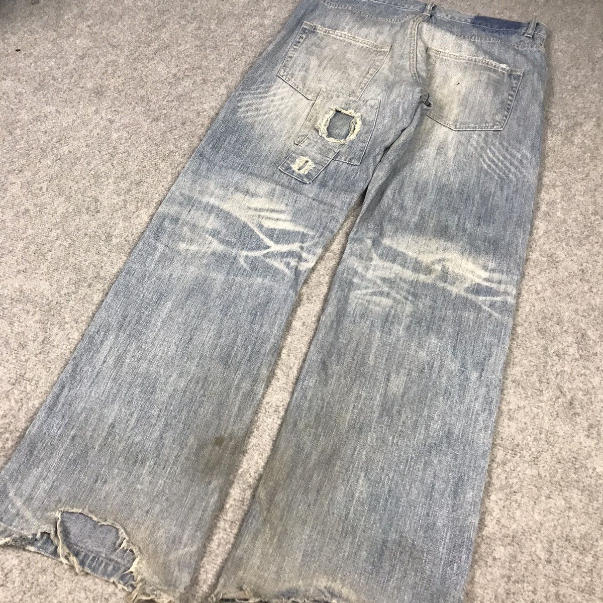 Japanese Brand JAPANESE BRAND JAPAN STYLE DISTRESSED PANTS Size US 32 / EU 48 - 11 Thumbnail