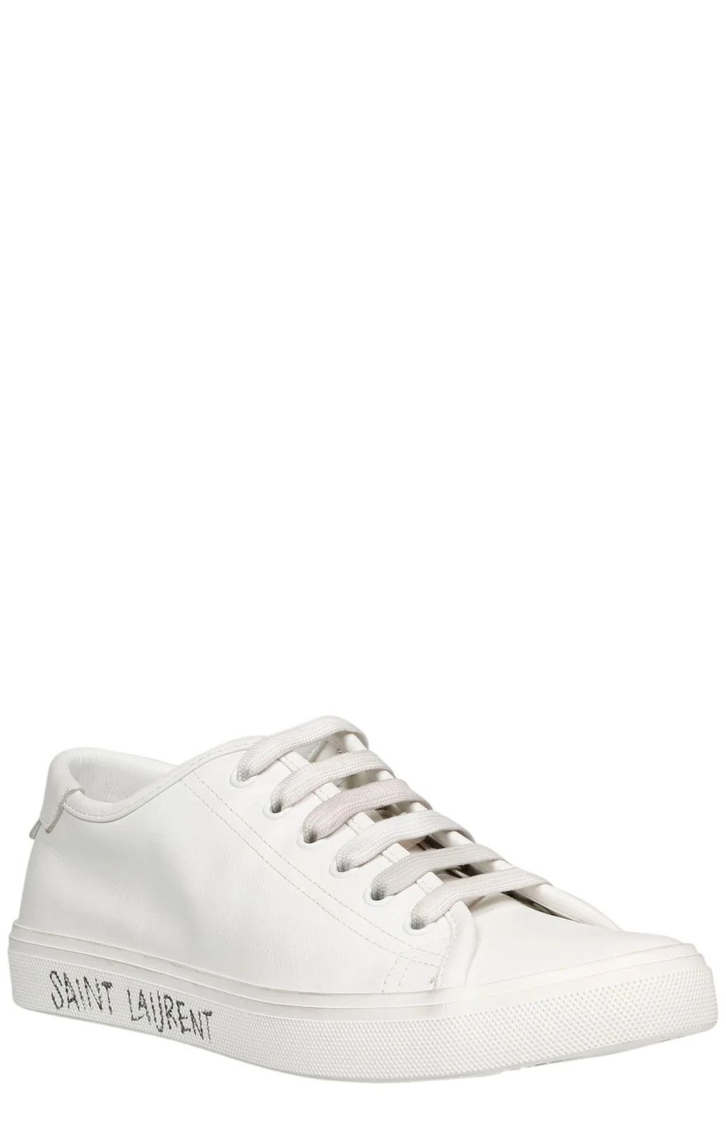 Saint Laurent Paris o1s1wg111224 Malibu Low-Top Sneakers in White Size US 8 / IT 38 - 2 Thumbnail