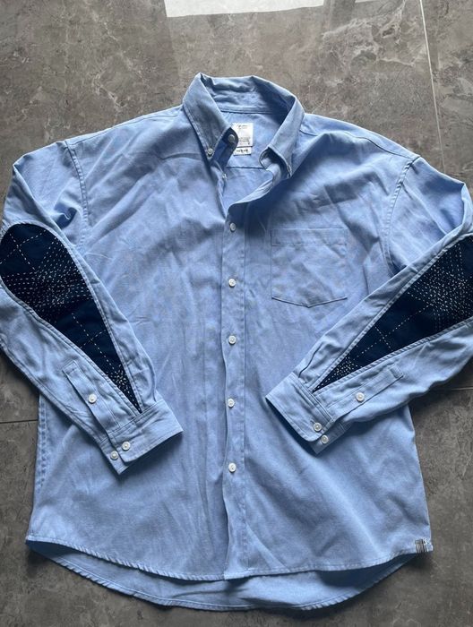 Visvim Visvim 21AW ALBACORE LUNGTA L/S (GIZA OX) Water drop shirt