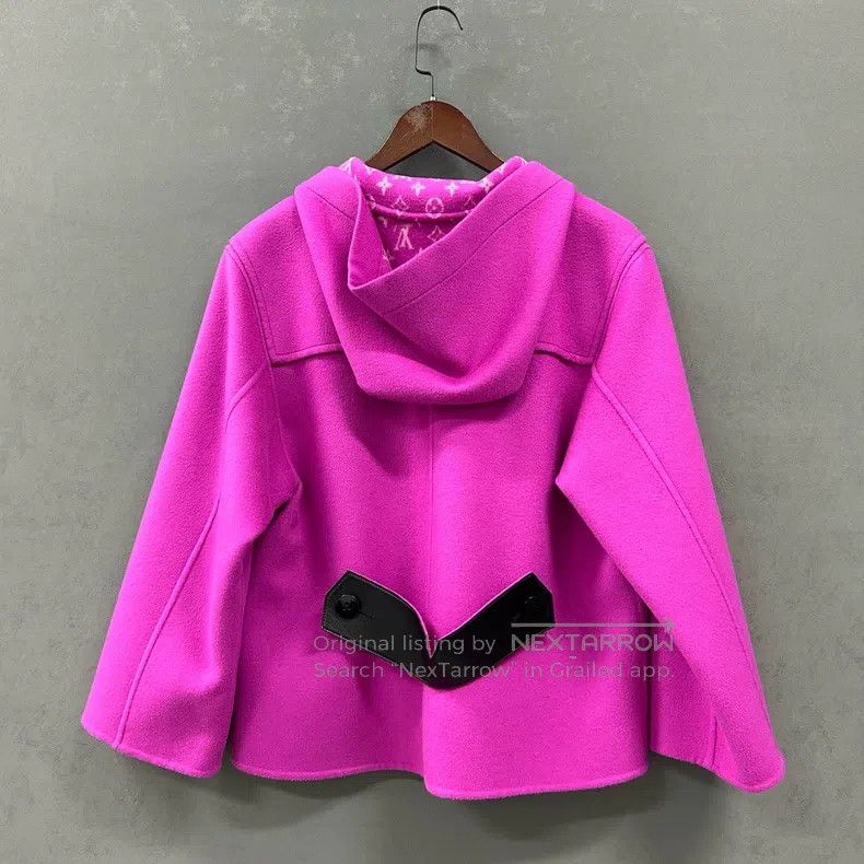 Louis Vuitton Louis Vuitton Wool jacket with purple-pink leather buttons Size XS / US 0-2 / IT 36-38 - 2 Thumbnail