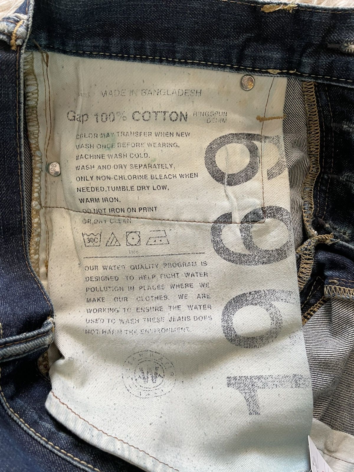 Gap Final Drop💥Rusty Distressed GAP 1969 Selvedge (UNI-04) Size US 32 / EU 48 - 19 Thumbnail