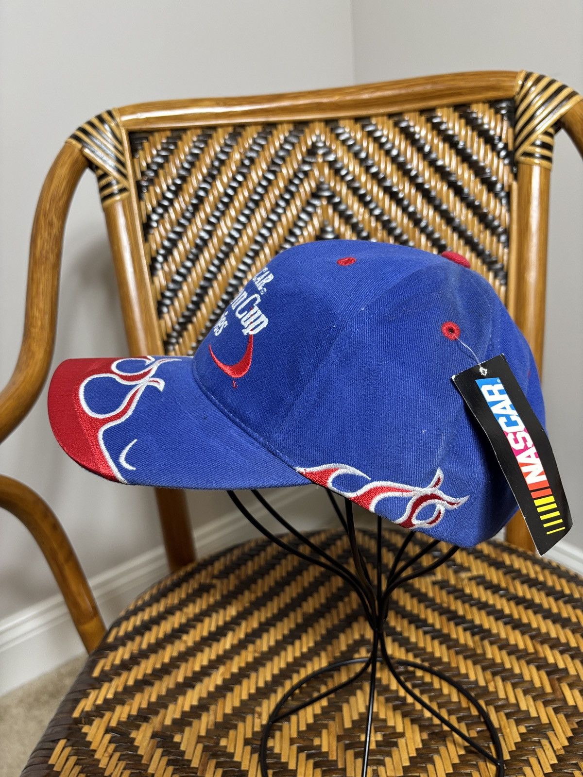 NASCAR Vintage NASCAR Winston Cup Y2K Flames Hat Size ONE SIZE - 2 Thumbnail