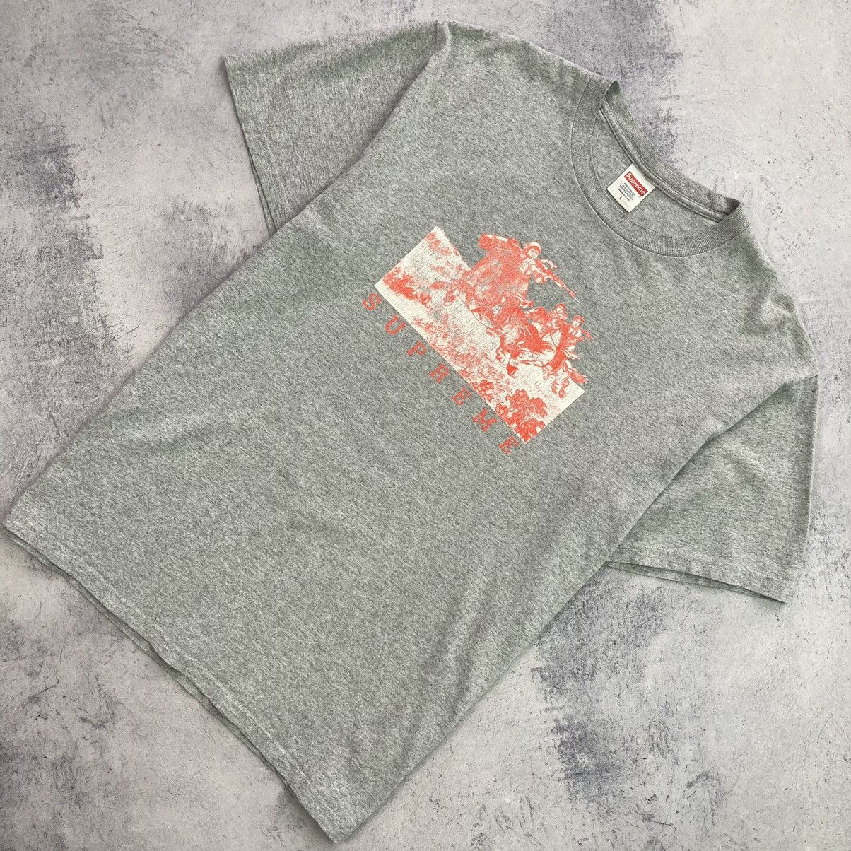 Streetwear Supreme big logo tee
