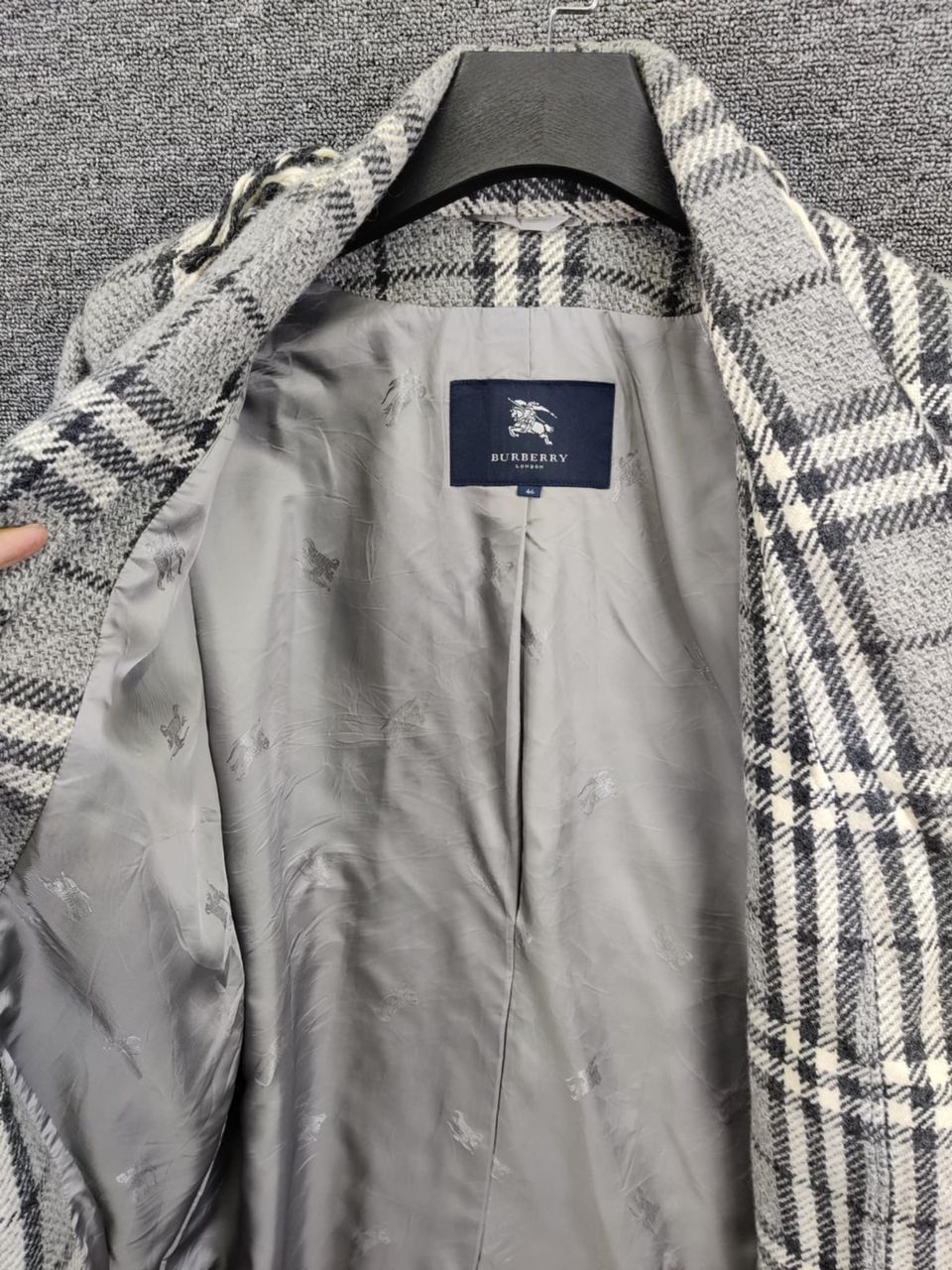Burberry Burberry London Nova Check Fringe Cape Cardigan Jacket Size US XL / EU 56 / 4 - 6 Thumbnail