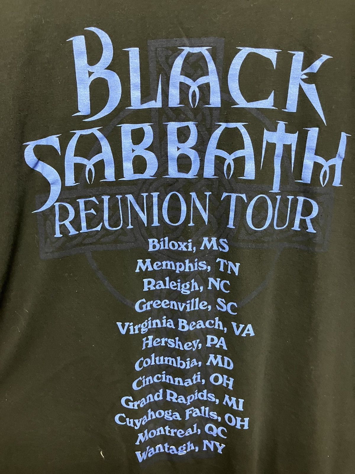 Band Tees Vintage 1999 Black Sabbath Ozzy Osbourne Reunion Tour Shirt Size US XXL / EU 58 / 5 - 8 Thumbnail