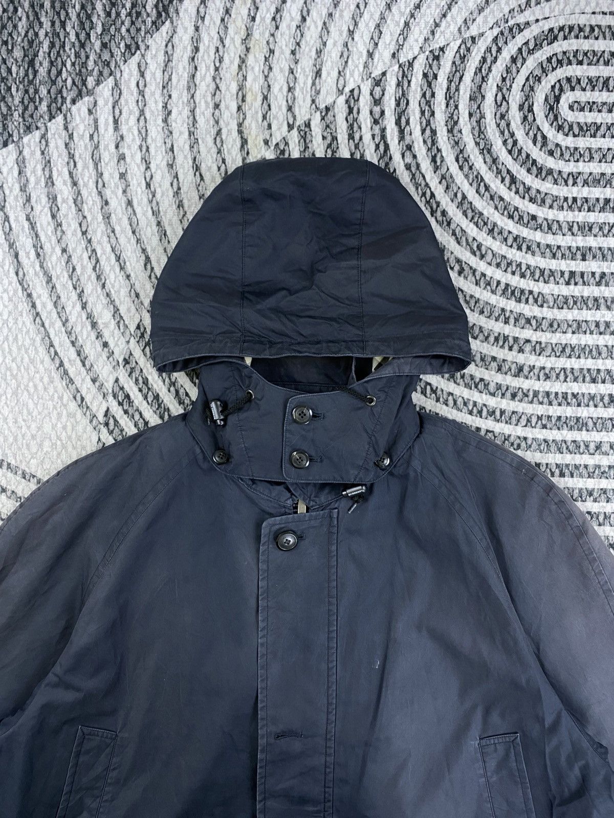 Burberry Vintage Burberry London Nova Check Hoodie Long Jacket Size US XL / EU 56 / 4 - 7 Thumbnail