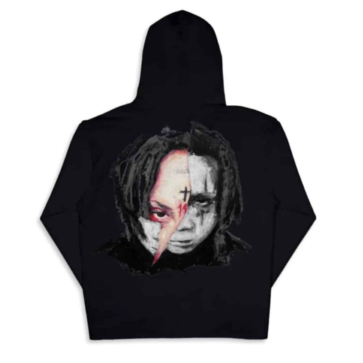 Revenge × Trippie Redd Revenge Trippie Redd Arch Logo Hoodie Size US XL / EU 56 / 4 - 2 Thumbnail