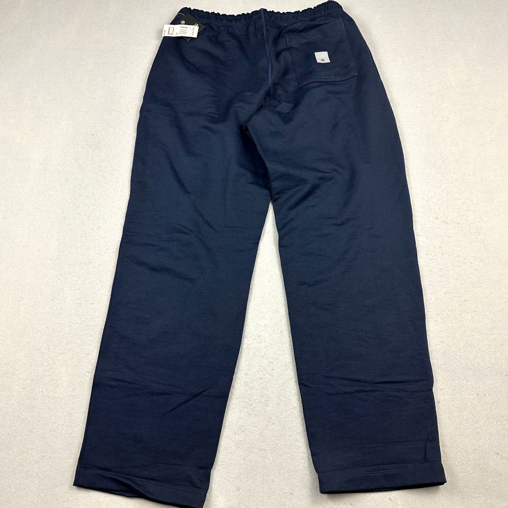 Nautica Nautica Competition Pants Men XL Blue Windbreaker Style Reflective Pockets Nylon Polyester Cotton Athletic Slim Straight Inseam 33 in Vintage Y2K Logo Size US 36 / EU 52 - 4 Thumbnail