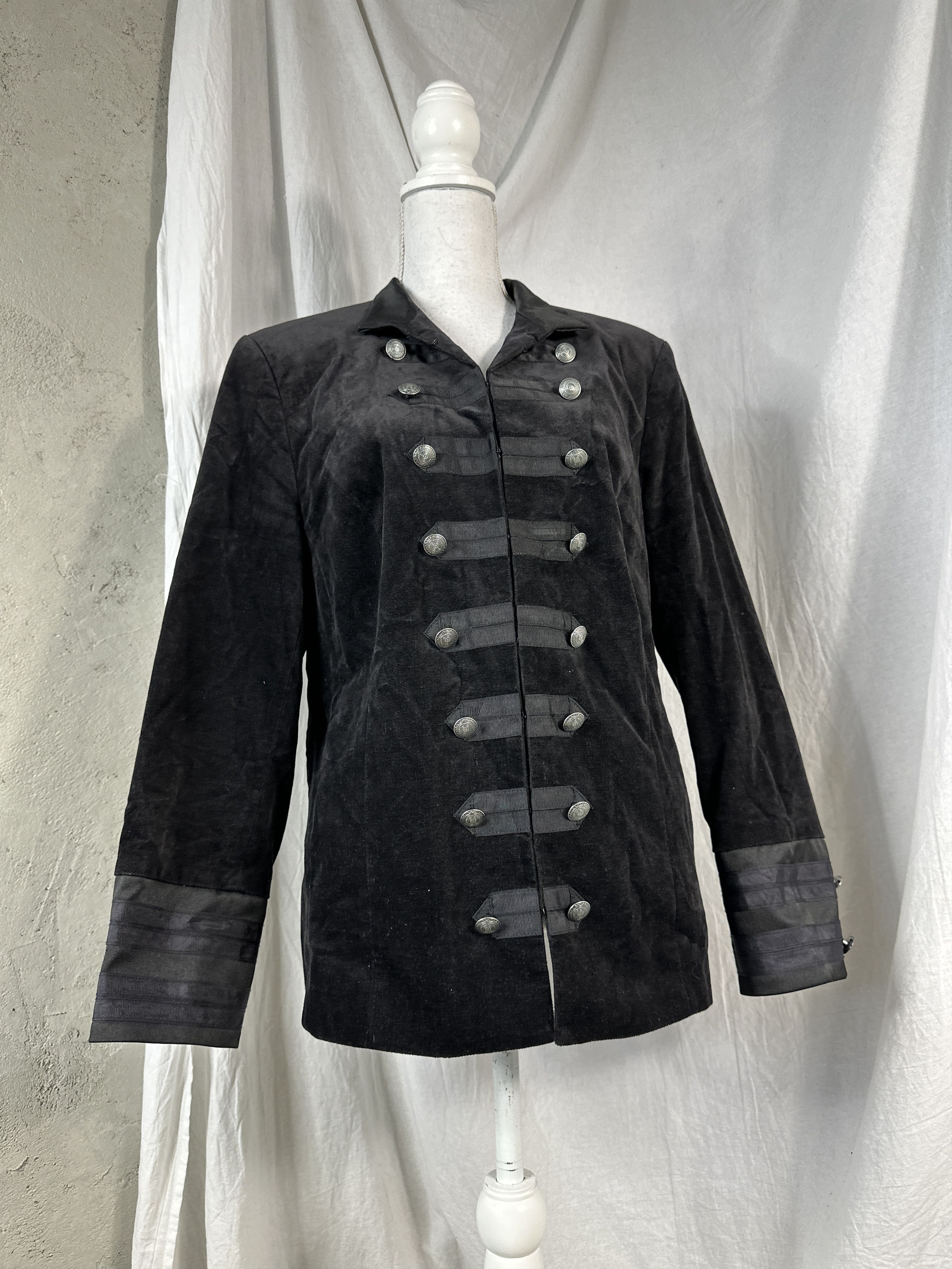Vintage Vintage Avant Garde Casual Officer Military Styled Jacket Size L / US 10 / IT 46 - 1 Thumbnail