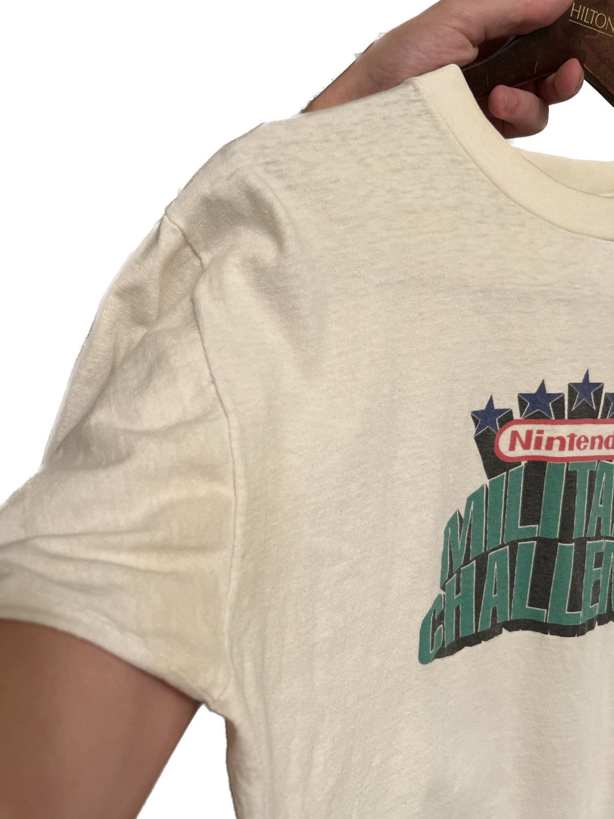 Nintendo × Vintage Vintage Nintendo ‘Military Challenge’ T-shirt Size US XL / EU 56 / 4 - 7 Thumbnail