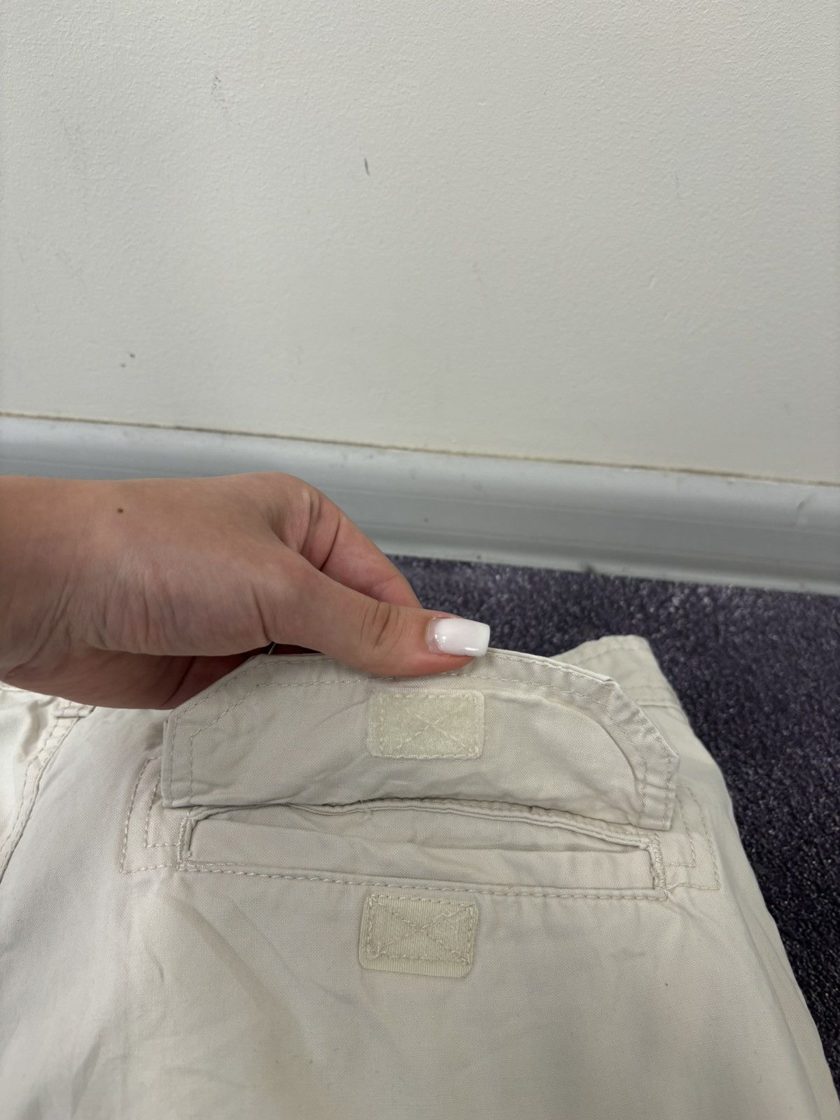 Izod Vintage Izod 2000s Wide Leg Skate Hype Baggy Cargo Shorts Size US 36 / EU 52 - 19 Thumbnail