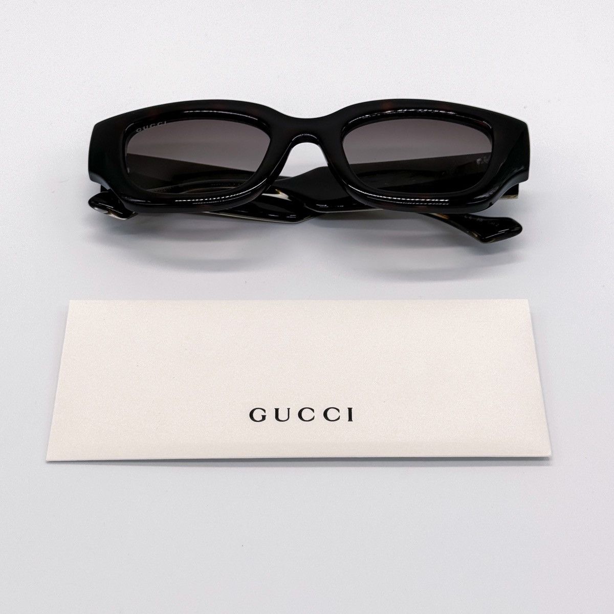 Gucci NEW GUCCI GG1558SK 002 SQUARE HAVANA BROWN WOMEN SUNGLASSES Size ONE SIZE - 10 Thumbnail
