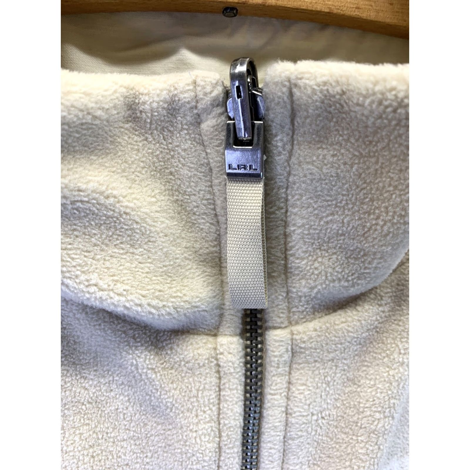 Ralph Lauren Ralph Lauren Women’s Vest L Tan/Ivory Reversible Fleece Winter Style #3481 Size L / US 10 / IT 46 - 3 Thumbnail