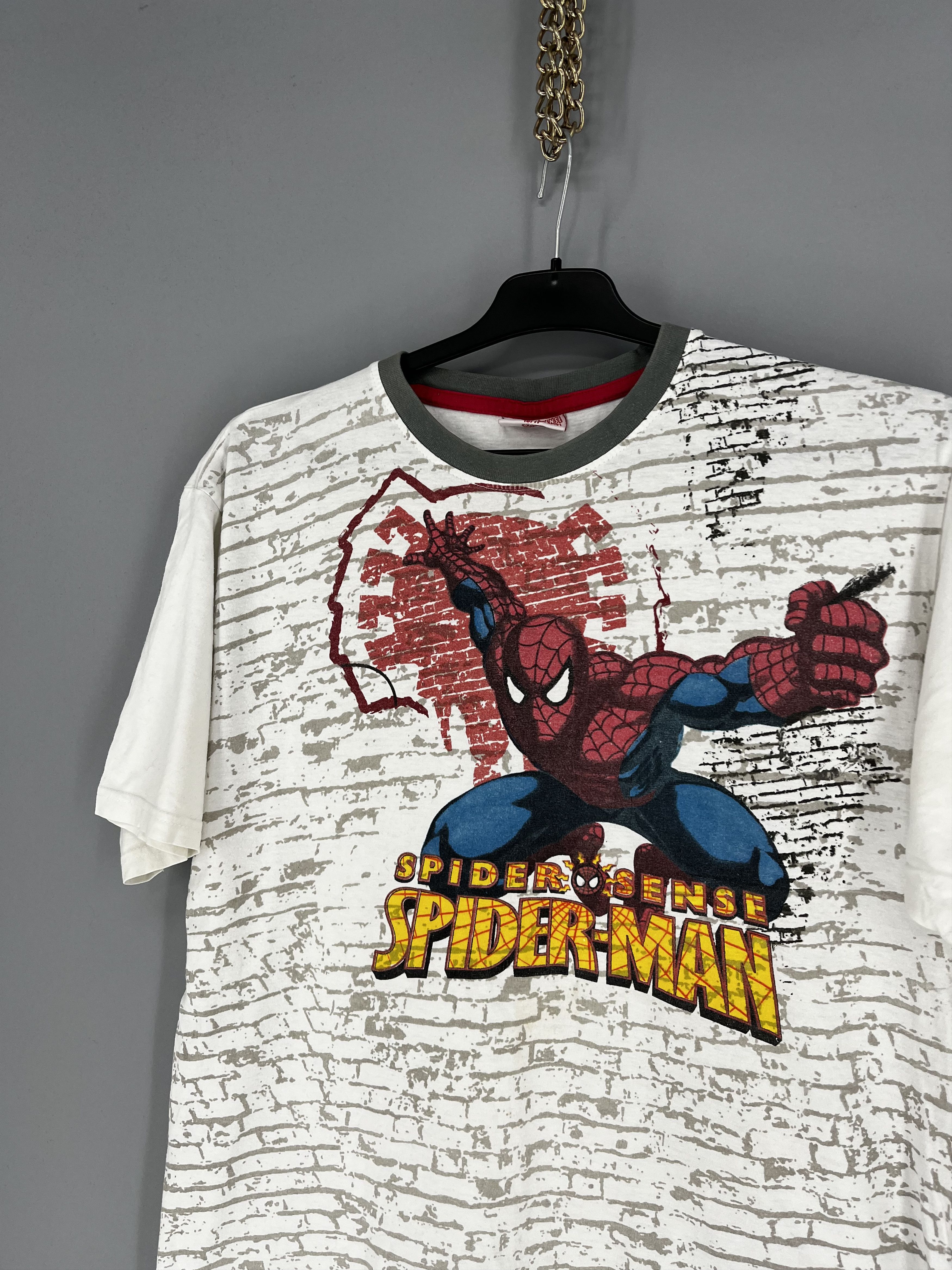 Cartoon Network VINTAGE SPIDER MAN ALL OVER PRINT WEB MOVIE 90S Size US S / EU 44-46 / 1 - 6 Thumbnail