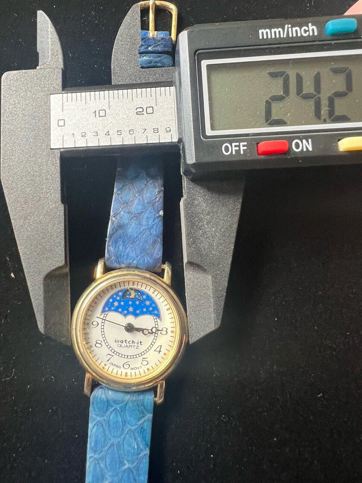 Designer Women's Watch-It Quartz Moonphase watch New Battery Size ONE SIZE - 2 Thumbnail