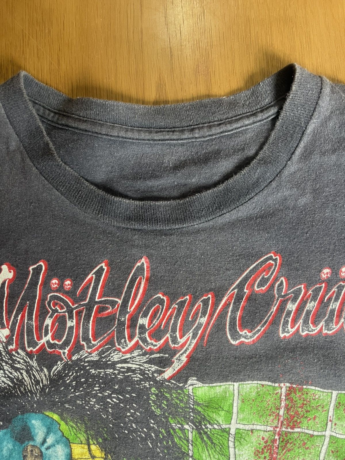 Band Tees Vtg Motley Crue Drx.FeelGood PusHead 1989’s Design Tshirt Size US L / EU 52-54 / 3 - 5 Thumbnail