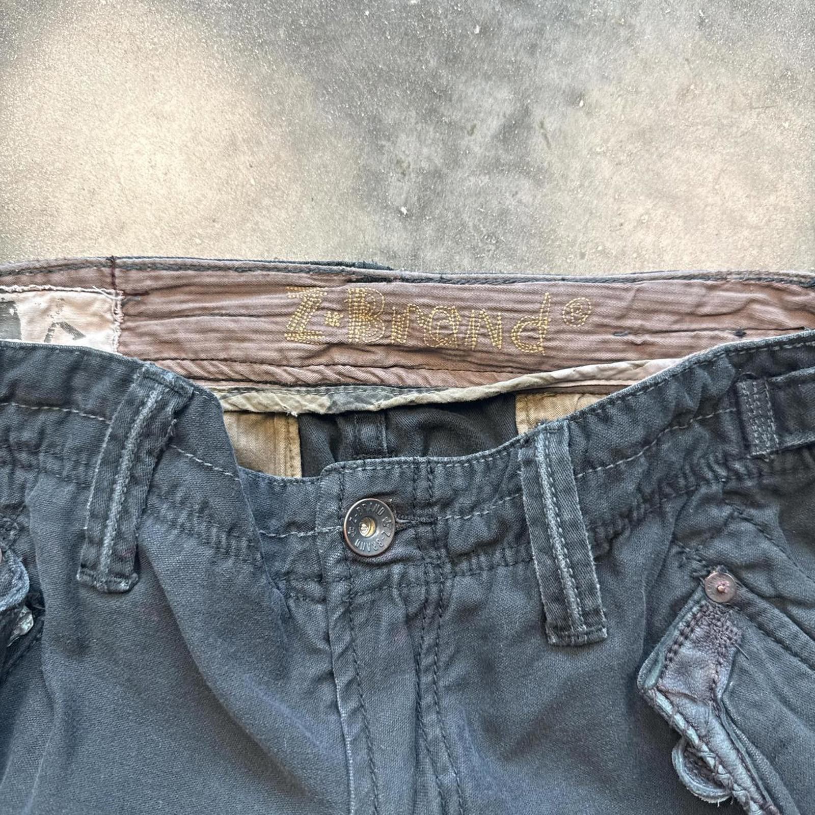 Other Black Vintage Cargo Pants With A Worn Look Cargo Size 29" - 3 Thumbnail
