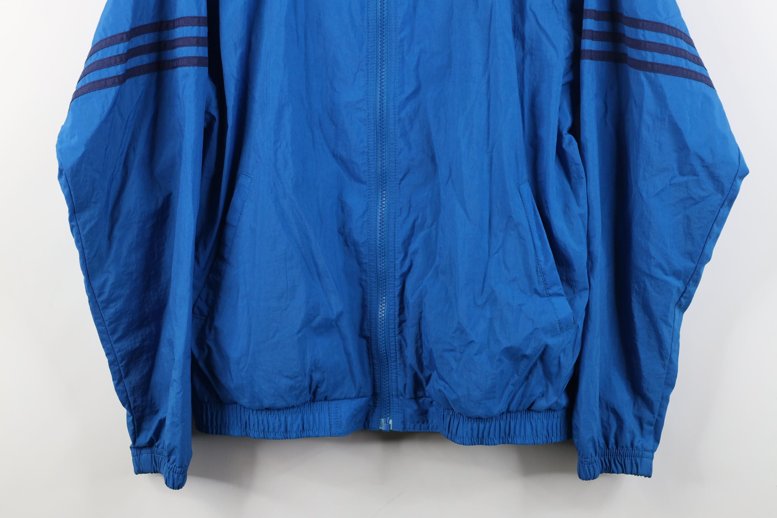 Adidas Vintage 90s Adidas Striped Lined Windbreaker Bomber Jacket Size US M / EU 48-50 / 2 - 3 Thumbnail