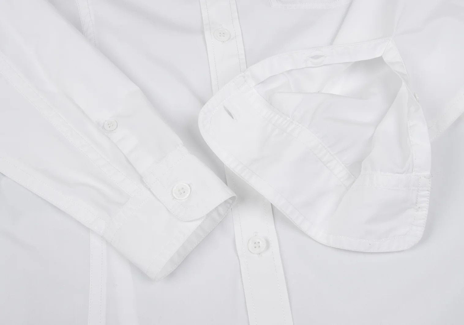 Yohji Yamamoto Yohji Yamamoto Cotton Layered Collar Design Shirt Size US S / EU 44-46 / 1 - 9 Thumbnail