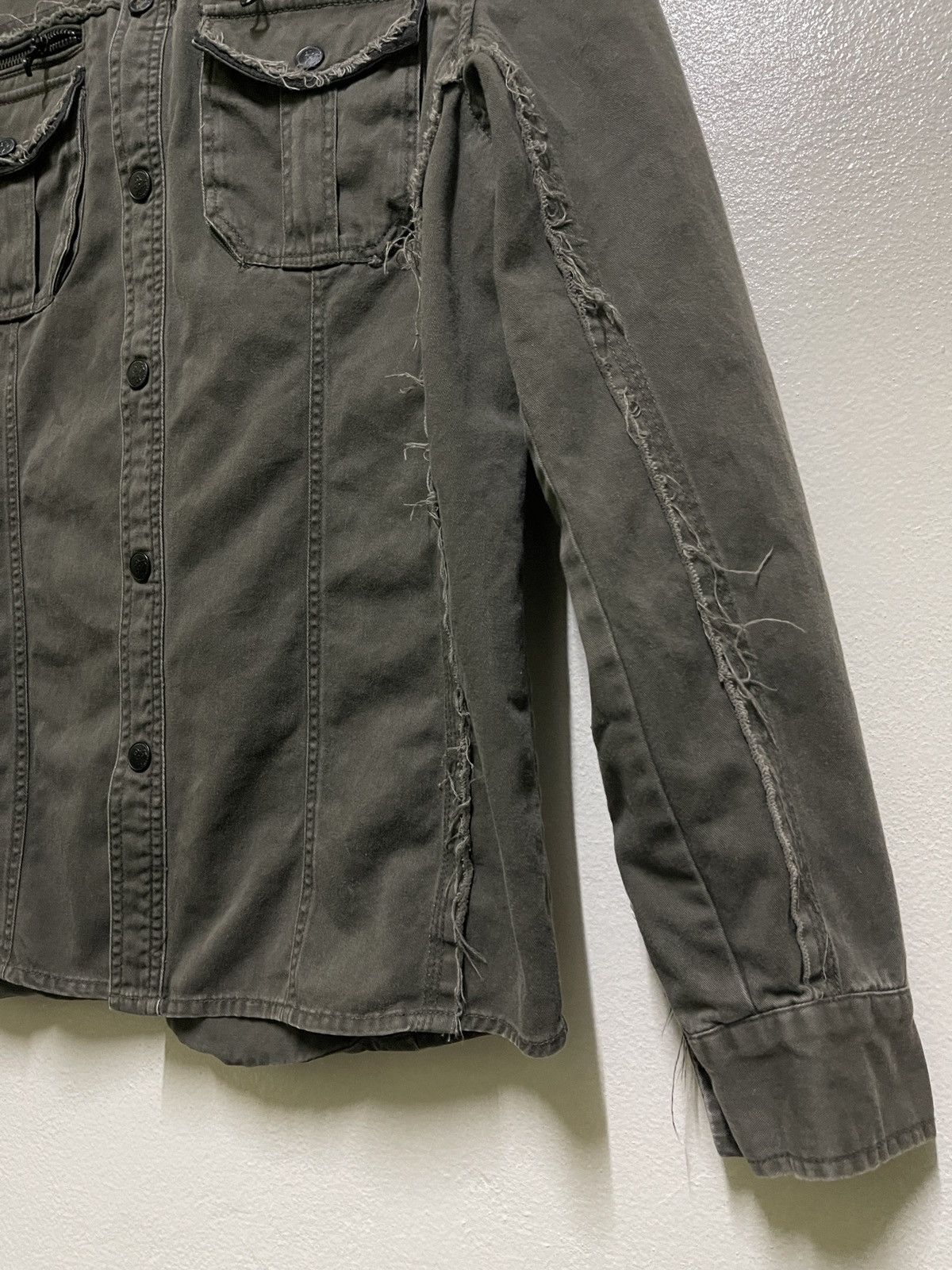 In The Attic Army Shirt Distressed Size US XL / EU 56 / 4 - 5 Thumbnail