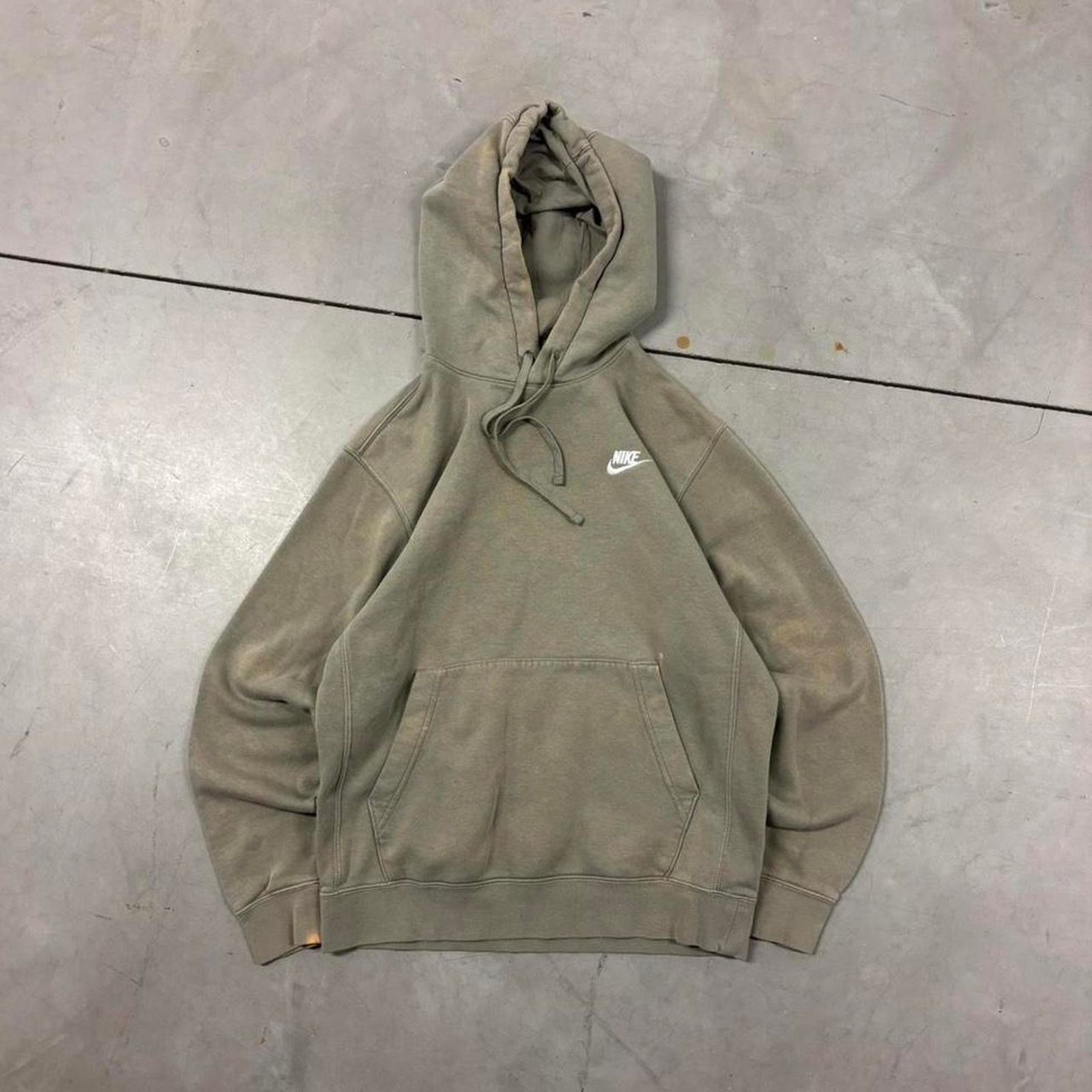 Nike Nike bleached earthtone hoodie bleached hoodie Size US S / EU 44-46 / 1 - 1 Thumbnail