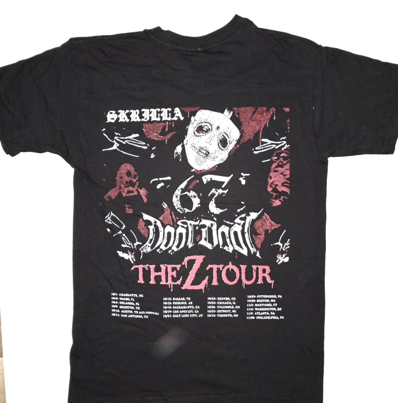 Other Skrilla 2025 The Z Tour Shirt Black Large double sided Size US L / EU 52-54 / 3 - 2 Thumbnail