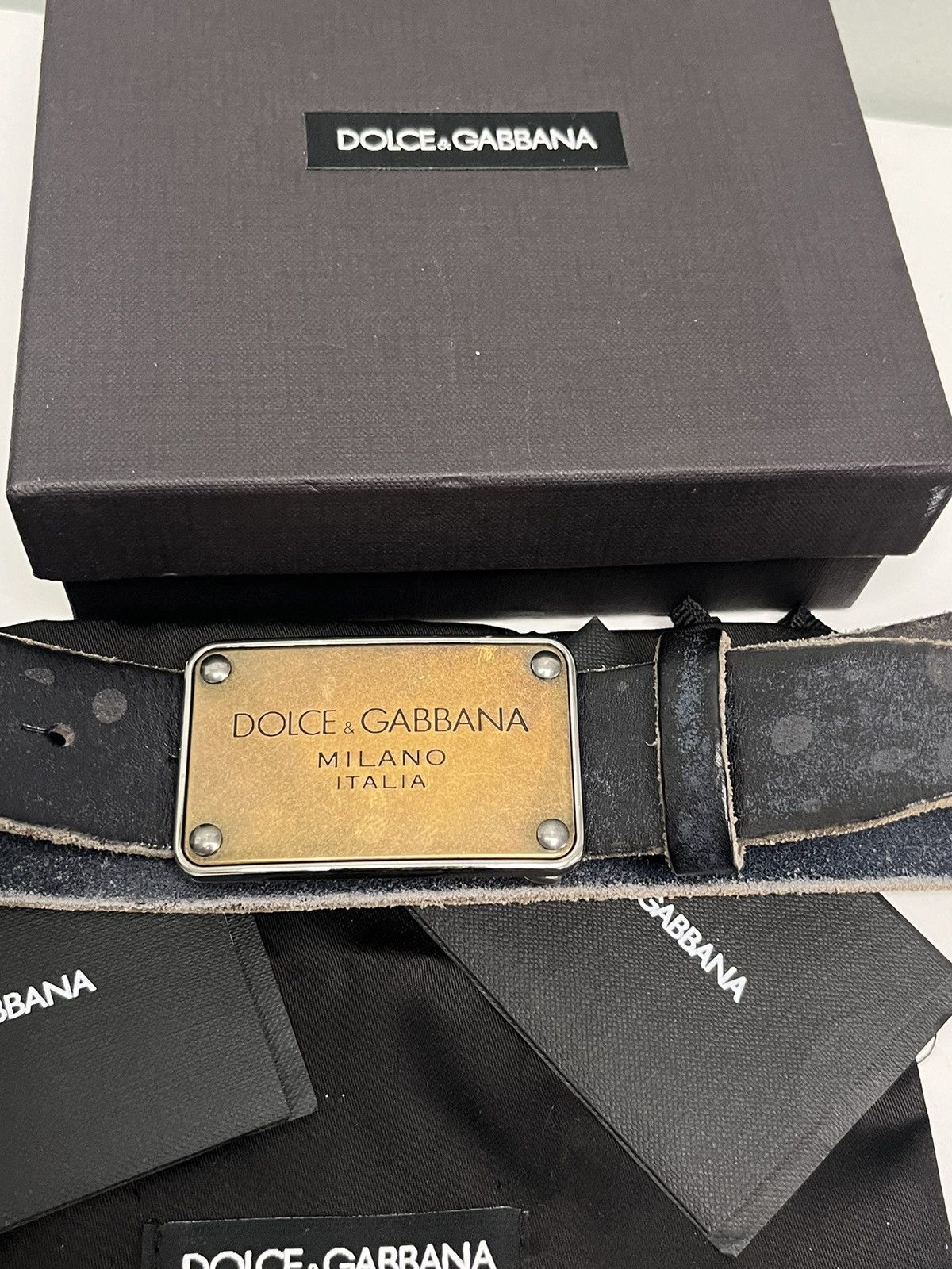 Dolce & Gabbana Mold effect belt. Medium Size 34 - 8 Thumbnail