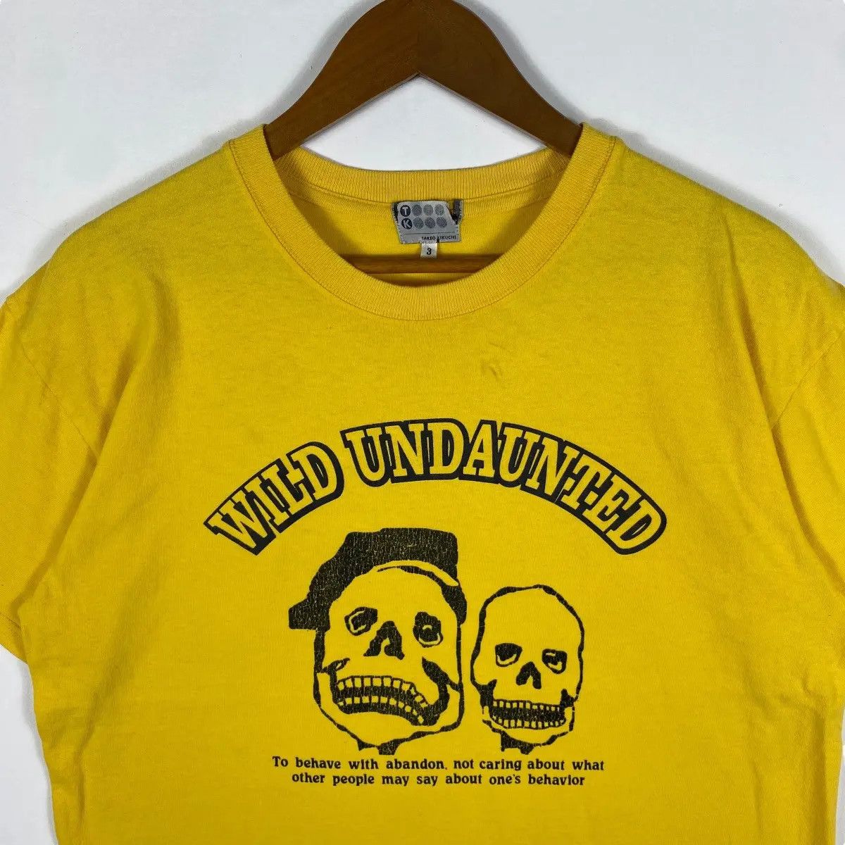 Takeo Kikuchi Vintage TAKEO KIKUCHI Wild Undaunted Graphic Tee Shirt Size US M / EU 48-50 / 2 - 2 Thumbnail