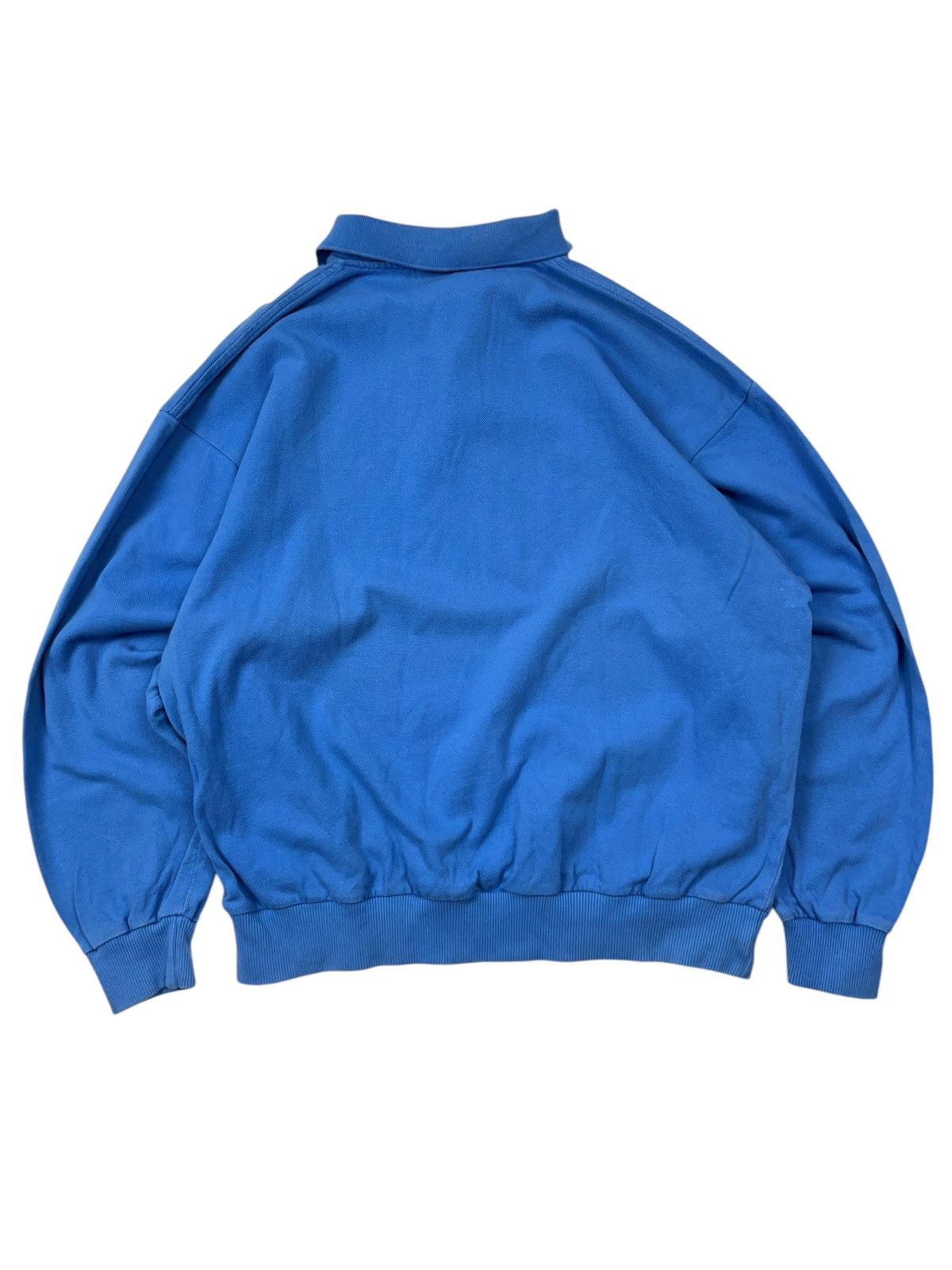 Lacoste × Vintage Vintage Lacoste Made in France Long Sleeve Polo Sweater Size US M / EU 48-50 / 2 - 2 Thumbnail
