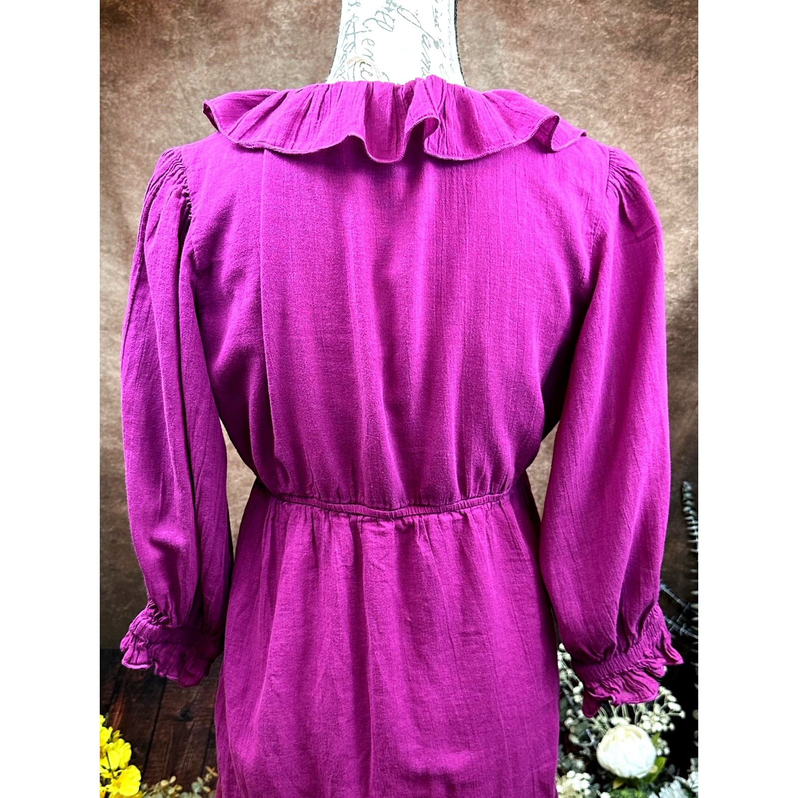 Free People Free People Ruffled Collar Morning Light Mini Dress/Top XS Size XS / US 0-2 / IT 36-38 - 11 Thumbnail