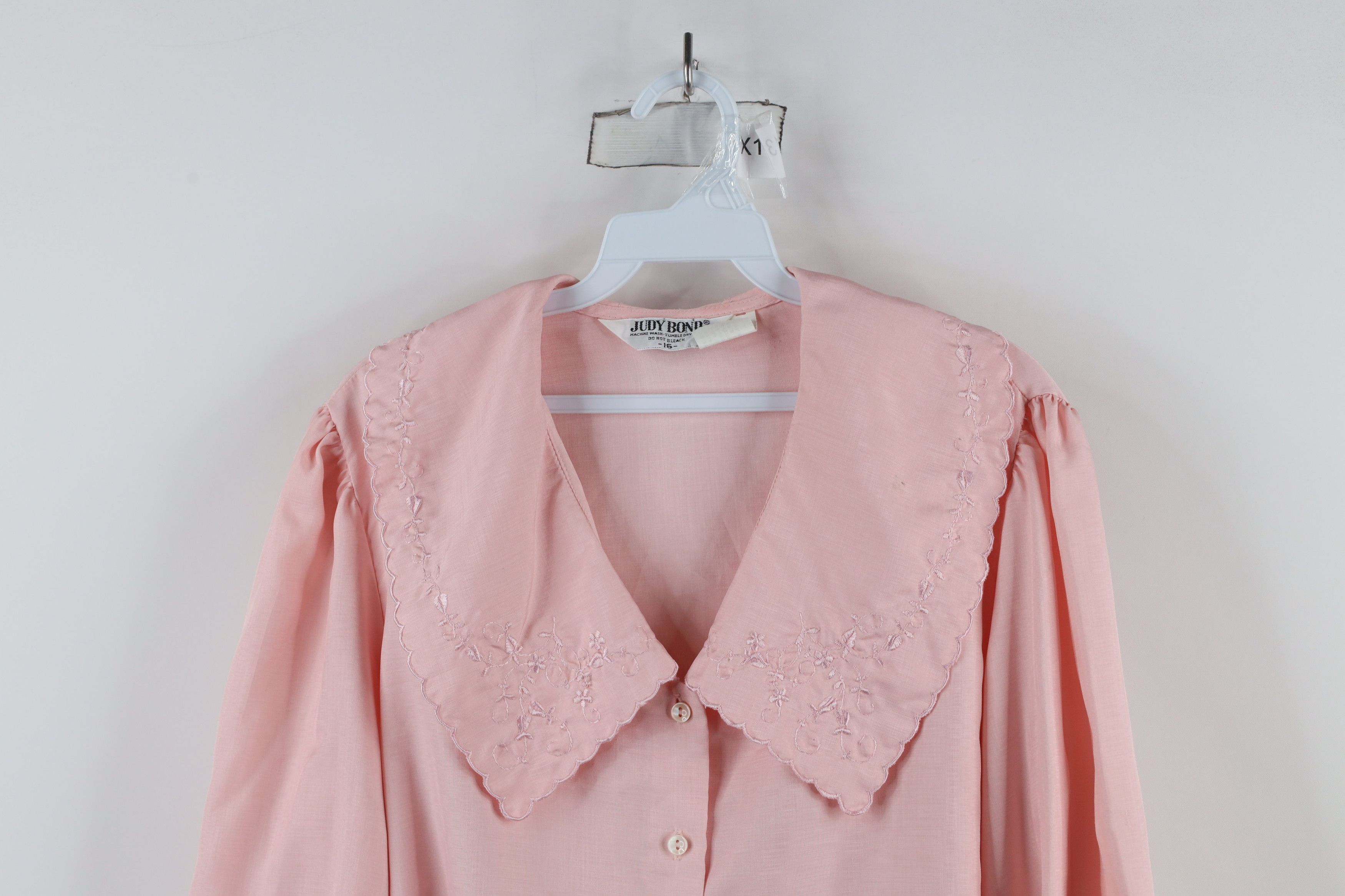 Vintage Vintage 90s Streetwear Fairy Flower Collared Button Shirt Size XXL / US 16-18 / IT 52-54 - 2 Thumbnail